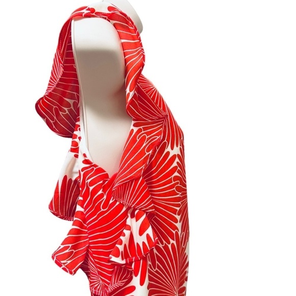 J. Crew Factory Sunburst Printed Flutter Tunic Dress Size S Nwt new - Picture 8 of 9